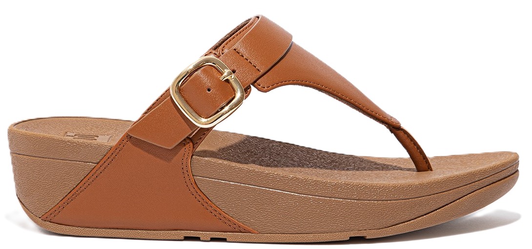 Fitflop Lulu Adjustable Toe Post - Leather