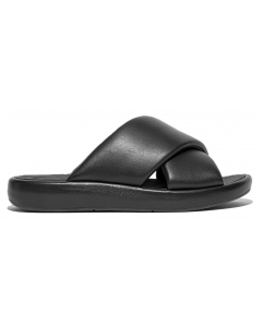 Iqushion D-Luxe Padded Leather Cross Slides