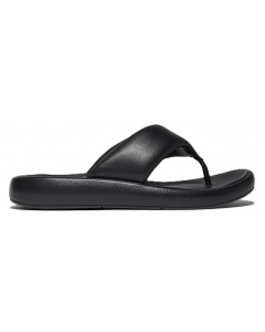 Iqushion D-Luxe Padded Leather Toe-Post Sandals