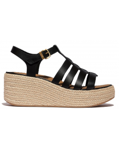 Platfforms Espadr. Leather Fisherman Wedge Sandals