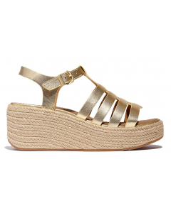 Platfforms Espadr. Leather Fisherman Wedge Sandals