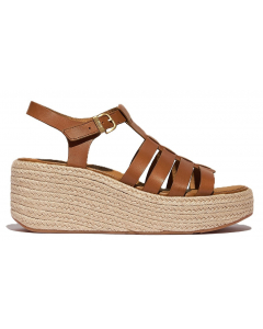 Platfforms Espadr. Leather Fisherman Wedge Sandals