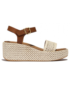 Platfforms Woven Wedge Ankle-Strap Sandals