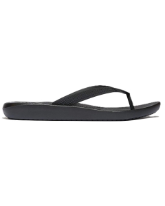 Iqushion Mens Textured-Strap Flip-Flops