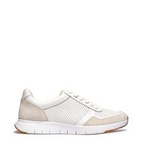 Anatomiflex Mens Leather-Mix Sneakers