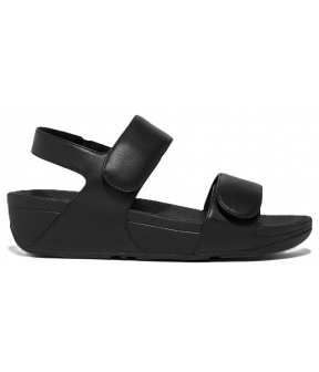 Lulu Adjustable Leather Back-Strap Sandals