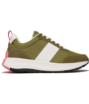 F-Mode Flow Sneaker - Nylon & Suede Mix