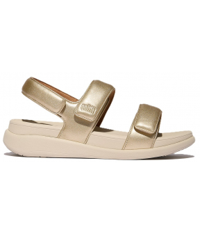 F-Mode Go Adjustable Flatform Back-Strap Sandals