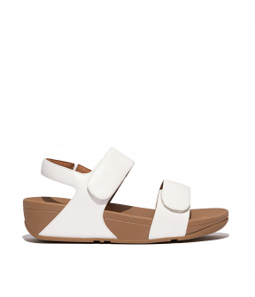 Lulu Adjustable Leather Back-Strap Sandals