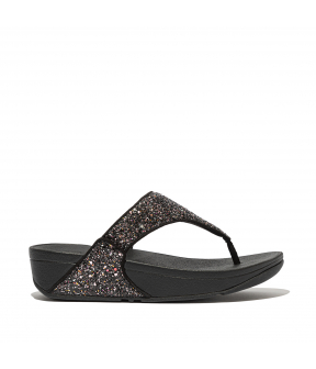 Lulu Multi-Tonal Glitter Toe-Post Sandals