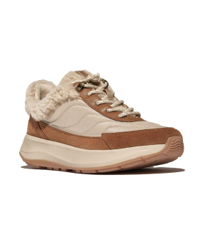 F-Mode Flow Shearling-Mix Sneakers