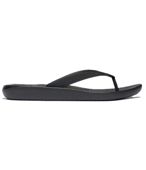 Iqushion Mens Textured-Strap Flip-Flops