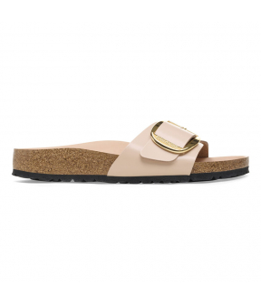 Madrid Big Buckle High Shine New Beige