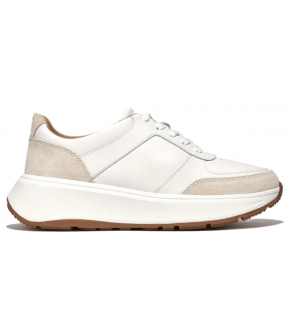 F-Mode Leather/Suede Flatform Sneakers