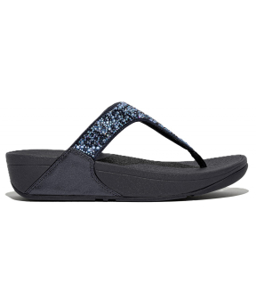 Lulu Crystal-Mix Toe-Post Sandals